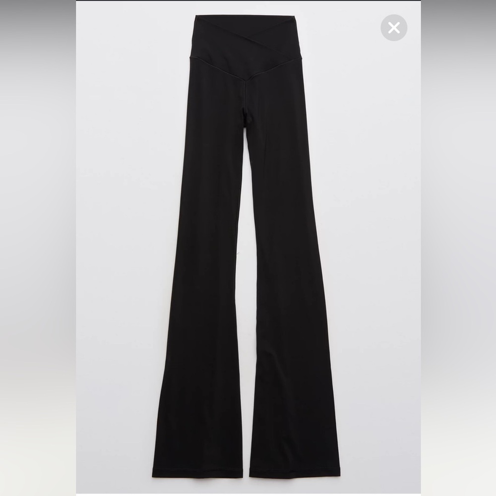 NWT OFFLINE By Aerie Real Me High Waisted Crossover Flare Legging